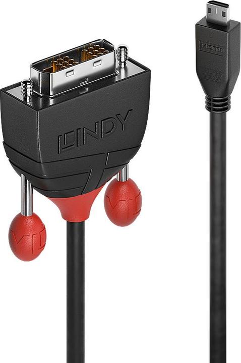 Immagine prodotto Lindy micro HDMI (Typ D) — DVI (2 m, HDMI, DVI)