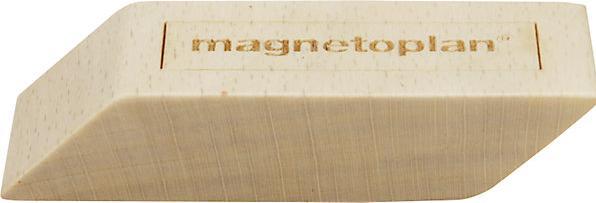 Image du produit kaiserkraft Plots magnétiques en bois design, lot de 4, L x l x h 60 x 20 x 13 mm, brun (4 x)
