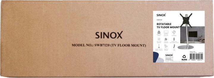 Actual product image Sinox StandView - Rotable TV Stand - 25-65" 200x200/400x400 25 kg (65", 25 kg)