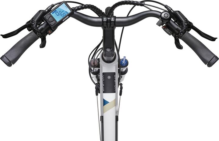 Actual product image Telefunken Trekking E-Bike Expedition XC940, Wheel size 28 ", Warranty 24 month(s), White/Black (50 cm)