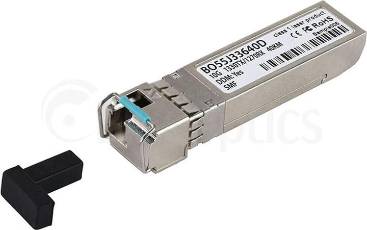 Actual product image CBO Huawei SFP-10G-BXD1-40 Compatible BlueOptics SFP+ BO55J33640D