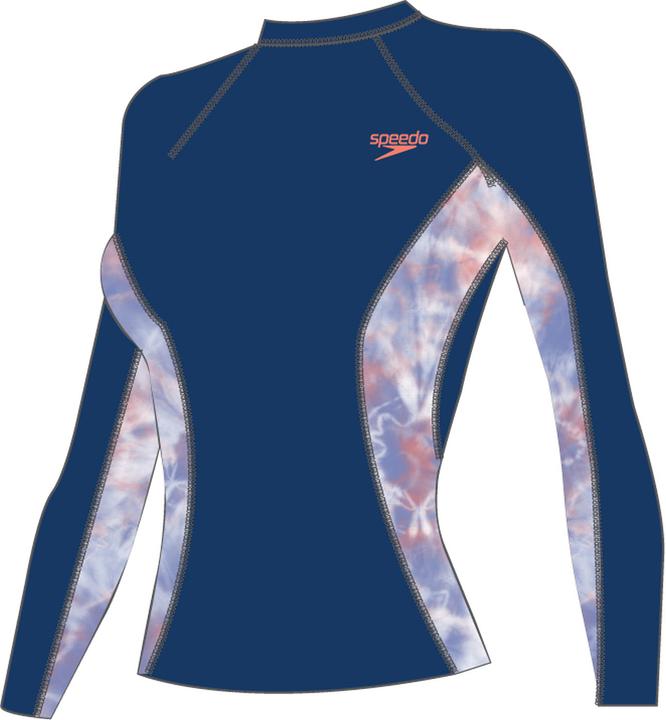 Speedo Printed Long Sleeve Rash Top (M)