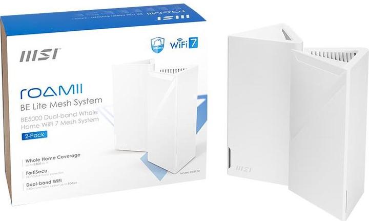 Actual product image MSI Roamii Be Lite Wifi 7 Mesh System 2 Pack