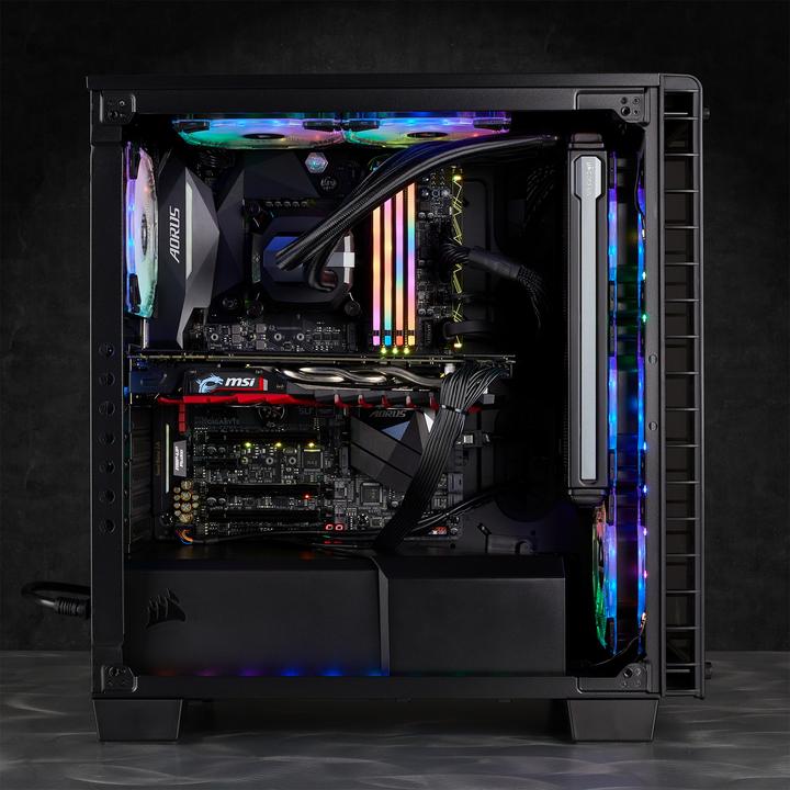 Image du produit Corsair Vengeance RGB Pro (4 x 16GB, 3200 MHz, RAM DDR4, DIMM)