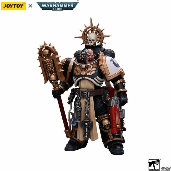 Actual product image Joy Toy Warhammer 40k Action Figure 1/18 Ultramarines Chaplain (Indomitus) 12 cm