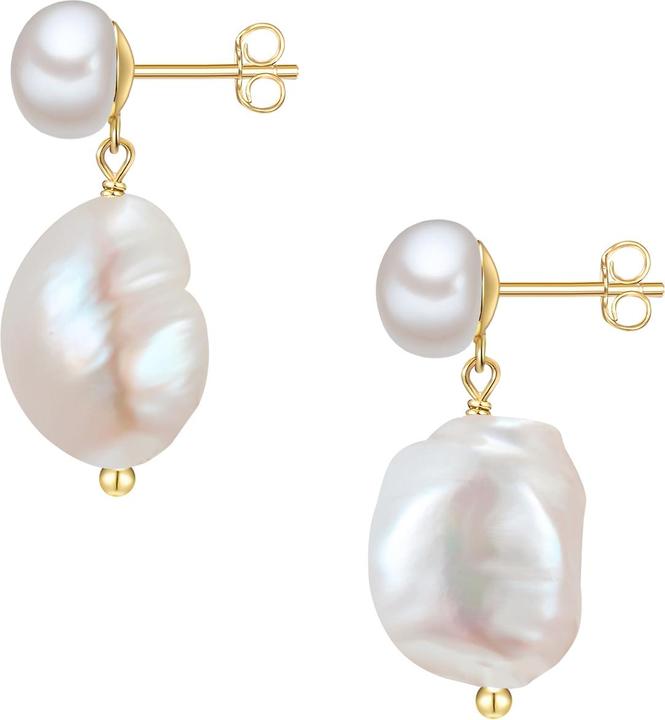 Immagine prodotto Glanzstücke München Perle d'acqua dolce d'argento da donna coltivate in oro giallo - 28569 (Argento)