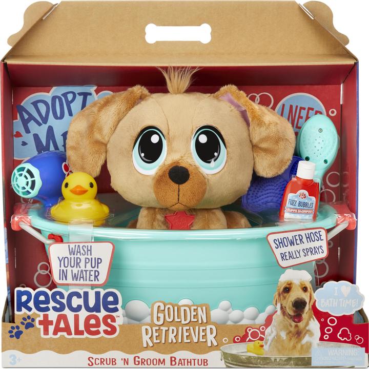 Produktbild Amo Toys Rescue Tales Scrub'n Groom Bathtub - Golden Retriever (40 cm)