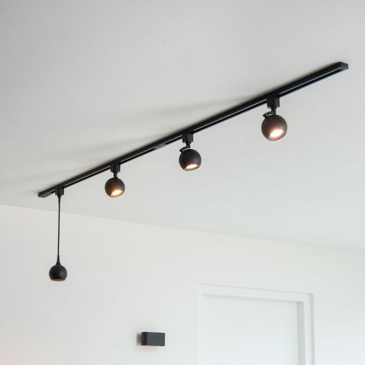 Immagine prodotto Lucide Pendente TRACK FAVORI - Sistema di binari - 1xGU10 - Nero 09956/01/30 (GU10)