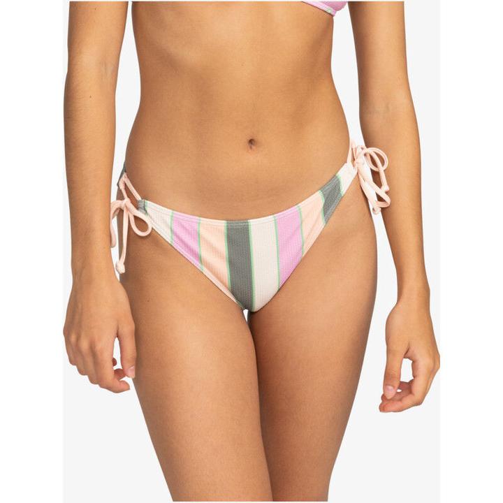Roxy Women's Vista Stripe Tie Side Cheeky (XS)