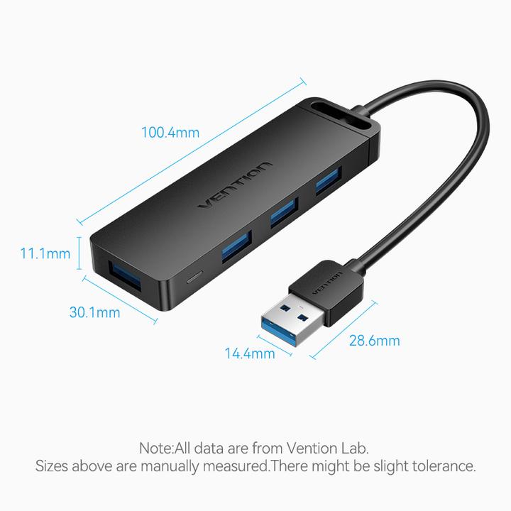Productafbeelding Vention Chlbd (USB-A, 4 Havens)