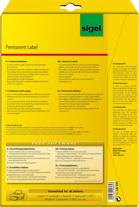 Produktbild Sigel Universal