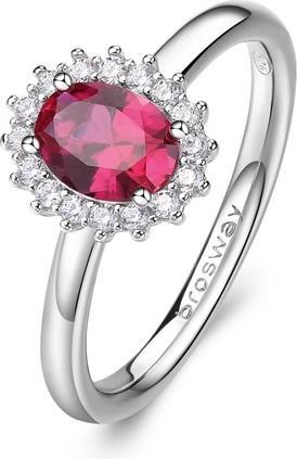 Image du produit Brosway Fancy Passion Ruby FPR75 bague élégante en argent - Circuit : 52 mm (52, Argent 925)