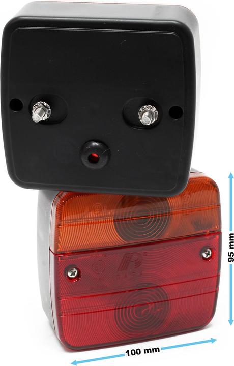 Actual product image Wiltec Tail Light Set for Trailers 12pcs. with 13 Pin Connector and 5m Connector Cable