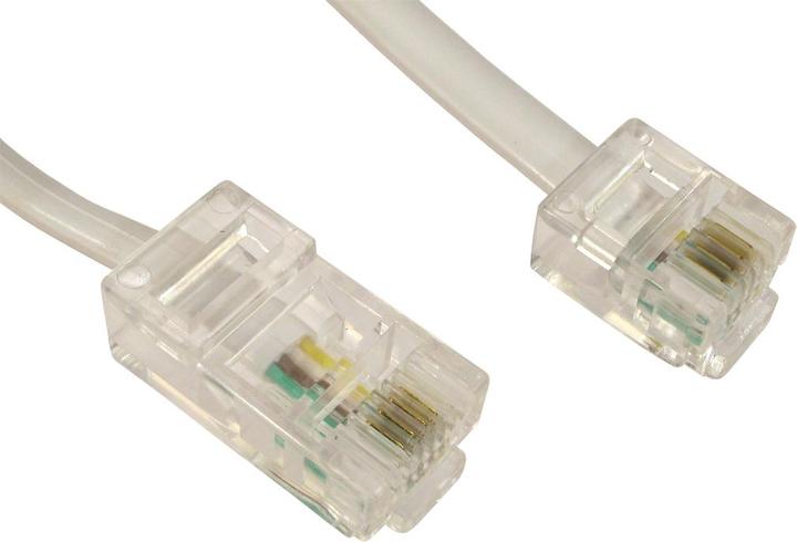 Produktbild Cables Direct CDL 20m RJ11 to RJ45 Cable - White