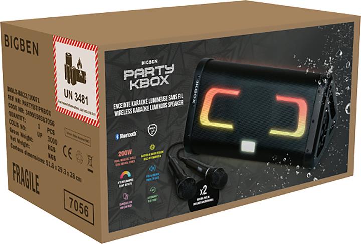 Image du produit Bigben Party Kbox IP Enceinte BT (8 h, Fonctionnement sur piles)