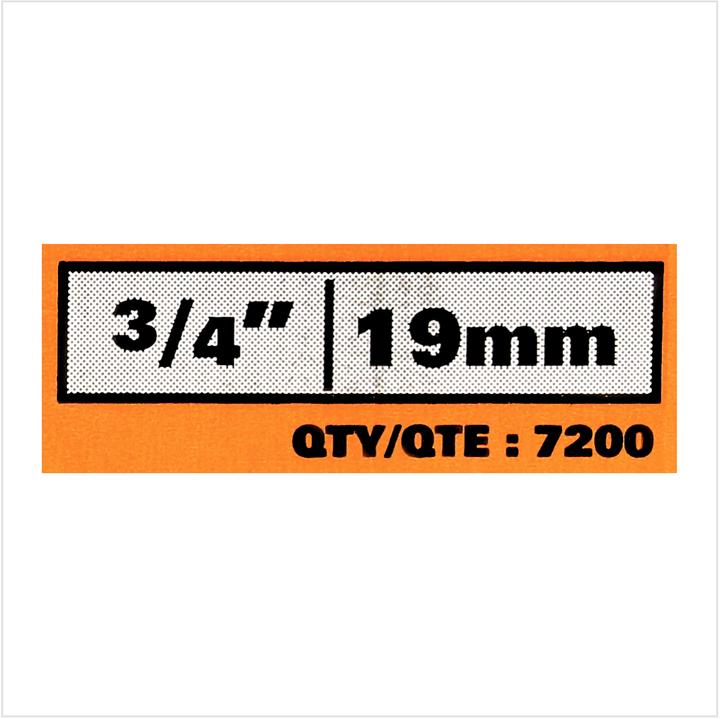 Produktbild Bostitch CR19GAL Galvanisierte Dachpappnagel 3.05-19 GAL8 7.2M 3/4" / 19 mm glatt - 7200 Stück