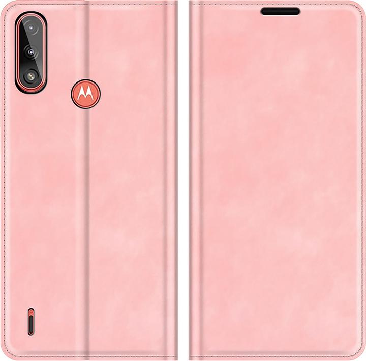 Produktbild Cazy Book Case Kompatibel mit Motorola Moto E7i Power - Hülle klappbar Magnetisch Kunstleder - (Motorola Moto E7i Power)