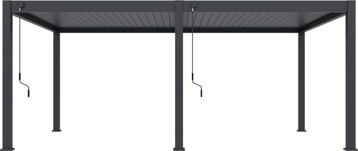 Produktbild Ventaris Pergola Deluxe Plus 4x6m mit Lamellendach Anthrazit (400 cm, 600 cm)