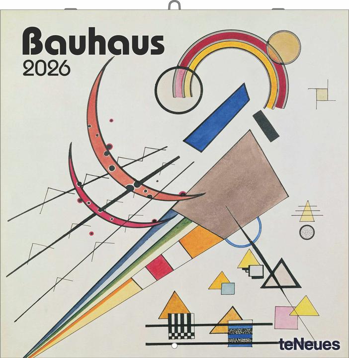 Actual product image Bauhaus2026Broschürenkalender,30x30cm,WandkalendermitausgewähltenKunstwer (30 x 30 cm, Hardcover, German, Spanish, French, Dutch, Italian, English)