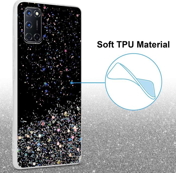 Image du produit Cadorabo Coque pour Oppo A72 TPU funkelnder Glitter (Oppo A72)