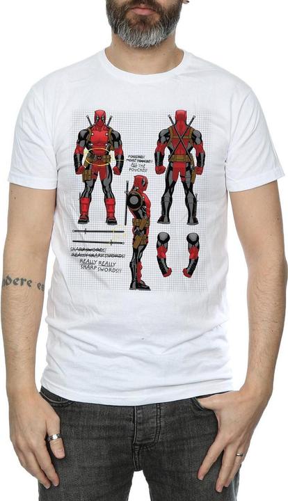 Deadpool Action Figure Plans TShirt (XL)