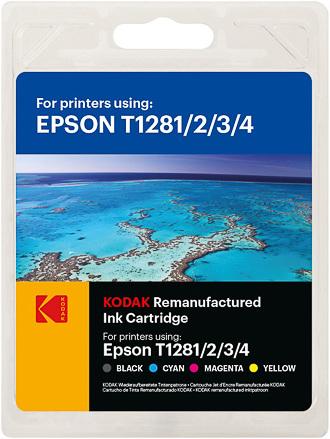Produktbild Kodak Supplies 185E012821 Tinte (4) 190 Seiten schwarz, 260 Seiten cyan, 160 Seiten magenta und 260 (CMYK)