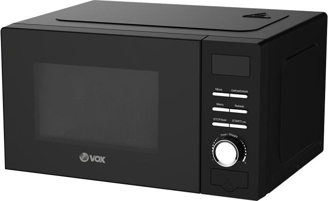 Produktbild Vox microvawe Backofen MD40B (20 L, Leistung: 700 W, 8 Prog., schwarz) (20 l)