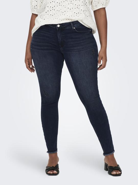 Actual product image Only CARWILLY LIFE REG SK ANK RAW Skinny Fit Jeans (42)