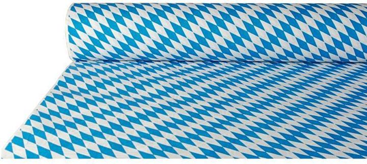 Image du produit Papstar Nappes en papier avec gaufrage "bleu bavarois". (100 x 5000 cm)