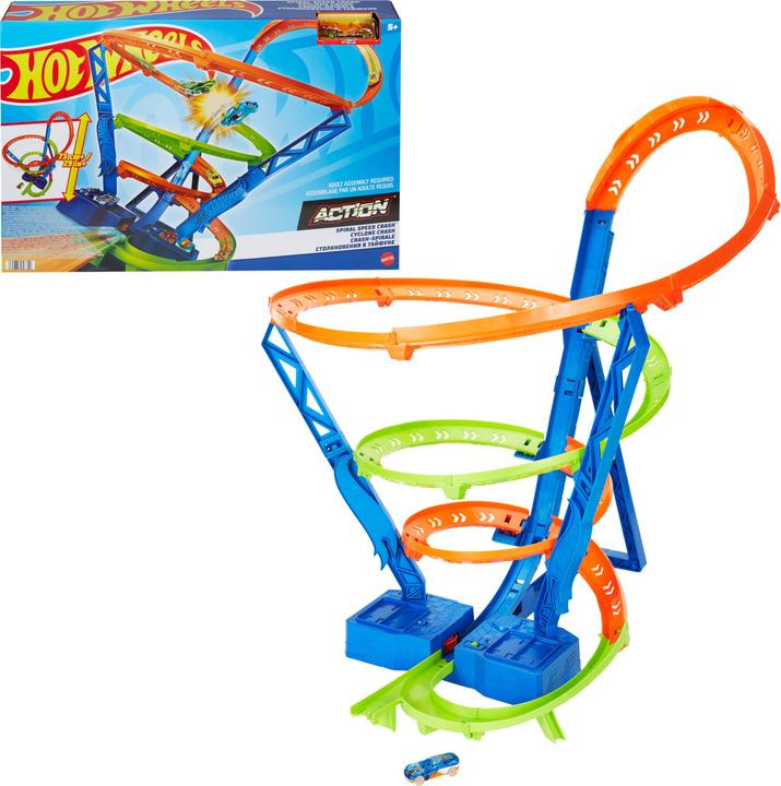 Actual product image Hot Wheels Crash spiral