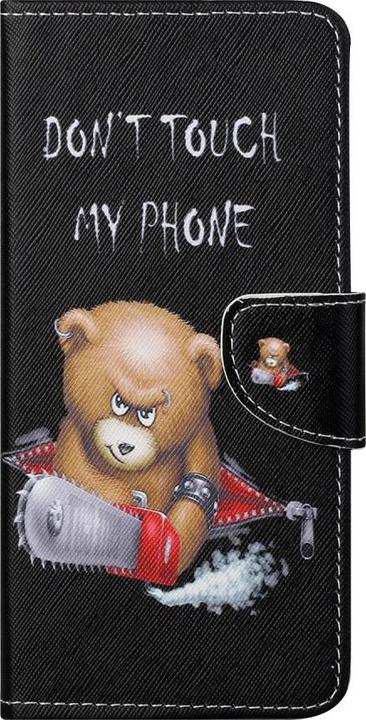 Actual product image Cover-Discount Nokia X20 - Leather Cover Don't Touch Bear (Nokia X20)