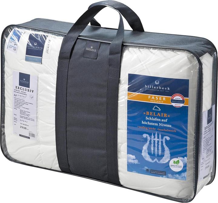 Actual product image Billerbeck Fibre blanket Belair extra light, filling: 100% AIRTEC fibre (185 g, 155 x 200 cm)
