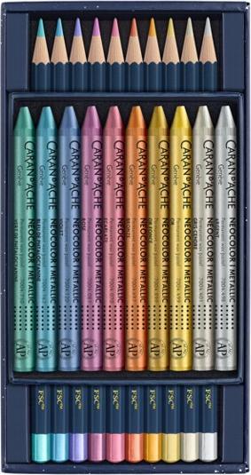 Image du produit Caran d'Ache Cosmic Blue Édition spéciale multiproduits (Couleurs métalliques, 20 x)