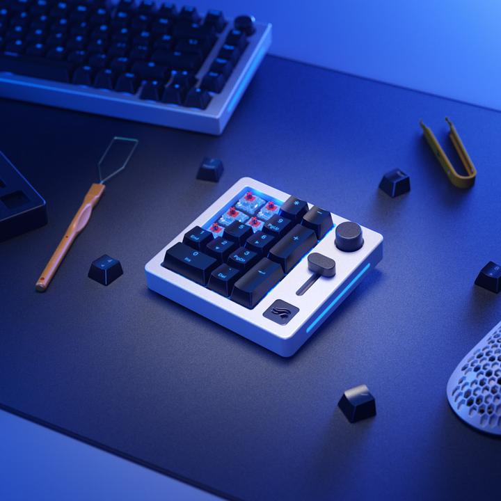 Actual product image Glorious GMMK Wireless Numpad Top Frame - E-White