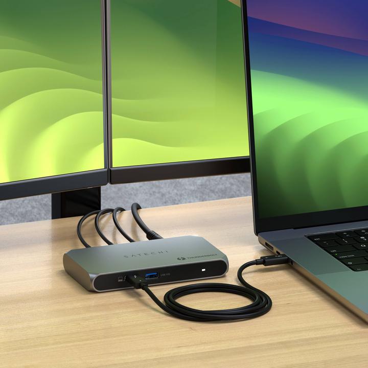 Produktbild Satechi ST-HT4SHM-EU (Thunderbolt, 4 Ports)
