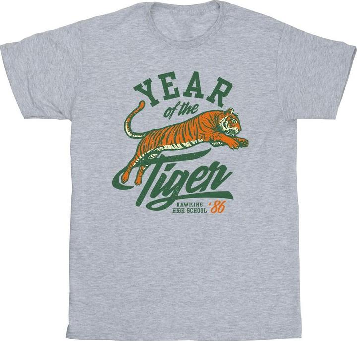 Netflix Stranger Things Hawkins Year of The Tiger 86 TShirt (XXL)