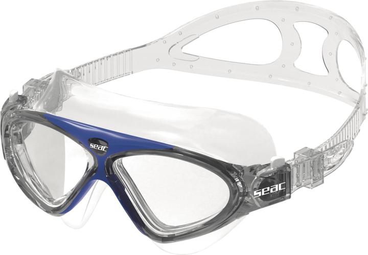 Produktbild Seac Schwimmbrille Vision HD blau beschlagfrei, UV-Schutz 100%, hypoallergenes Silikon (One Size)