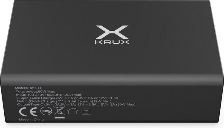 Actual product image Krux USB CHARGER 60W PD QC 3.0 (0.06 m, USB 3.0, 60 W)