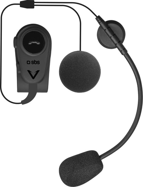 SBS Drahtloses Mono-Headset für Helm (1er Set)