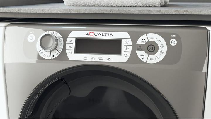 Actual product image Hotpoint AQSD723 EU/A N Washing machine Free installation Front loading 7 kg 1200 rpm D Arg (7 kg, Right, EU plug)