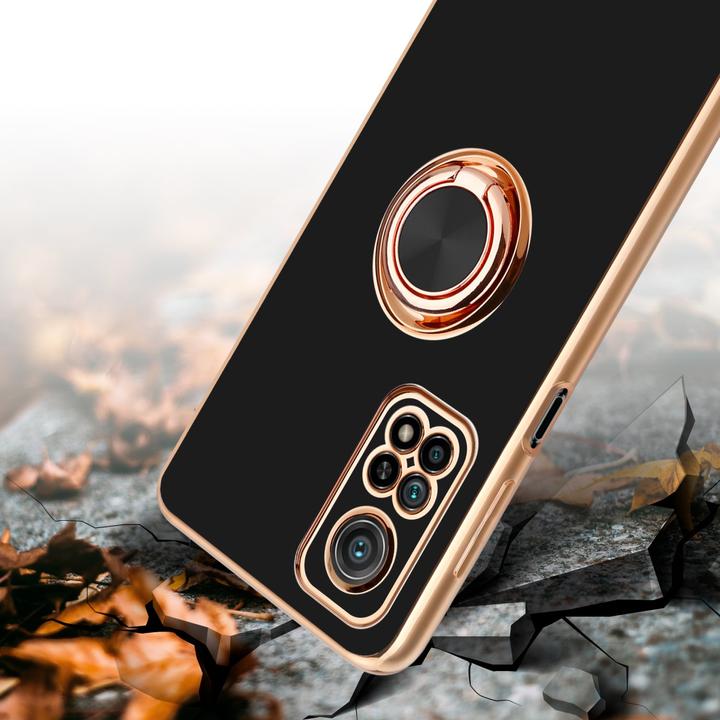 Image du produit Cadorabo Etui pour Xiaomi Mi 10T / Mi 10T PRO en TPU avec protection de l'appareil photo et anneau LM089 (Mi 10T, Mi 10T Pro)