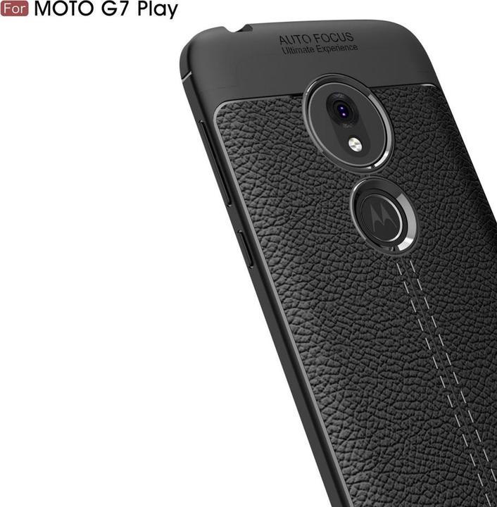 Actual product image Screenguard Motorola Moto G7 Play Sleeve Leather Design TPU Cover (Motorola Moto G7 Play)