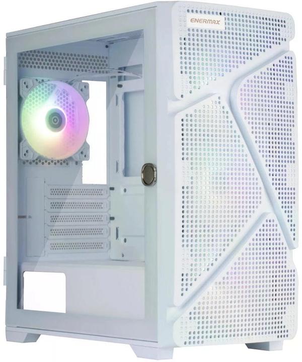 Enermax MarbleShell MS31 ARGB (white, tempered glass) (mATX, Mini-ITX, ATX, E-ATX)