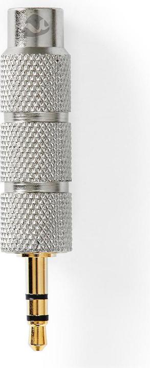 Produktbild Nedis Stereo Audio Adapter 3.5 mm Male 6.35 mm Female Gold Plated Straight Metal Gold / Metal 1 pcs