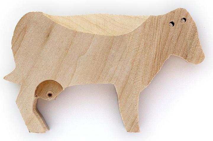 Image du produit Naturzone Set de sculpture sur bois VACHE (6 cm)