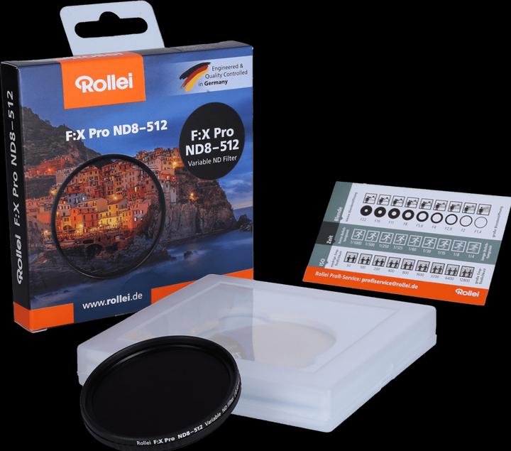 Rollei F:X Pro ND8-512 77 mm (77 mm, Neutral density filter, 77 mm)