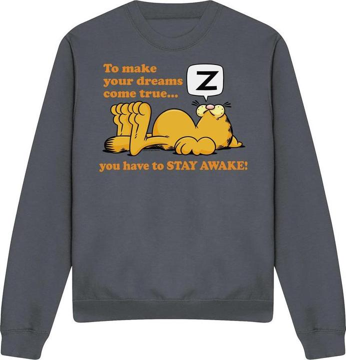 Immagine prodotto Garfield Stay Awake Felpa Adulto Unisex (S)
