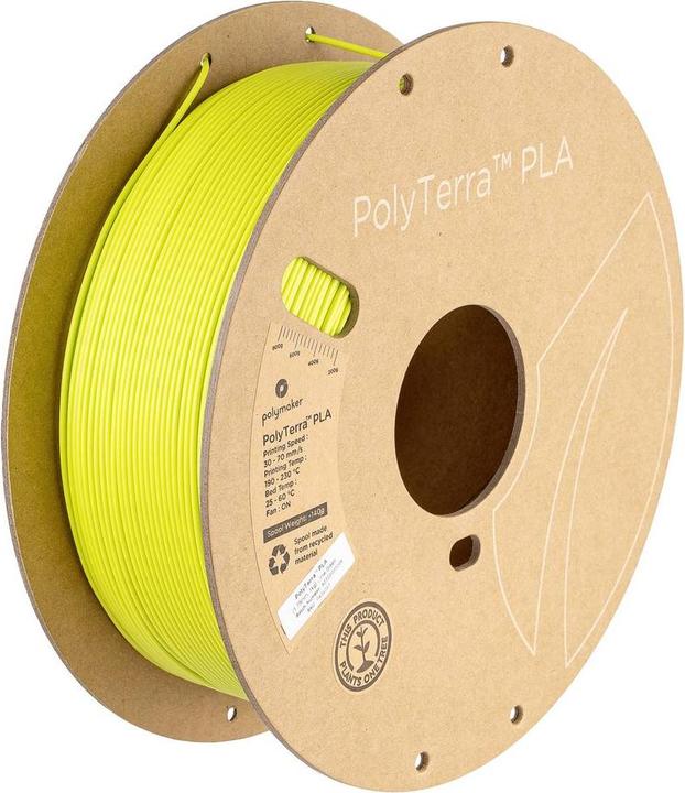 Produktbild Polymaker PolyTerra PLA (PLA, 1.75 mm, 1000 g, Grün)