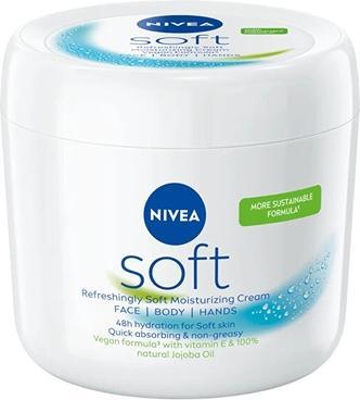 Actual product image NIVEA Refreshingly Soft Moisturizing Cream 500 Ml (Body lotion, 500 ml)