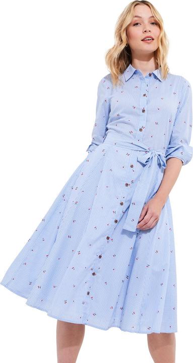 Actual product image Joe Browns PETITE Cherry Striped Shirt Dress (40)